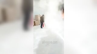 Woman Gets Burned 