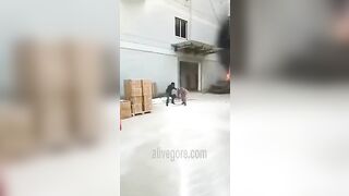 Woman Gets Burned 