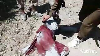 Wounded Enemy Beheaded By Taliban 