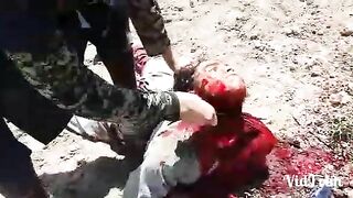 Wounded Enemy Beheaded By Taliban 