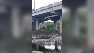 Indian Youth Jumps Off Dana Bridge 