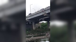 Indian Youth Jumps Off Dana Bridge 