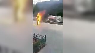 Tunisian Youth Sets Himself On Fire 