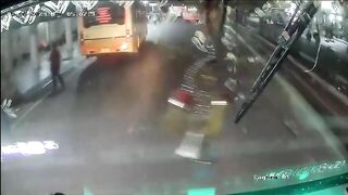 10 Injured After Being Hit By Bus At Bus Stop