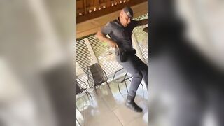 Brazilian Police Brutally Beat Drunk Man