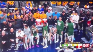 Fallen Milwaukee Bucks Player Throws Ball At Fan's Head