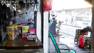 Drunk Man Falls And Is Run Over By Light Rail Train