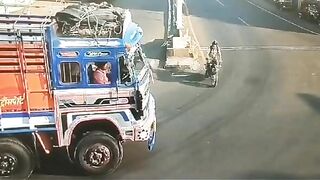 Man Run Over By Truck