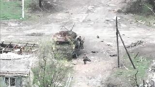 Russian Torso Exploded, Comrades Suffered Cramps