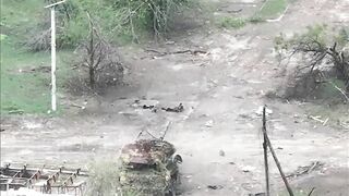 Russian Torso Exploded, Comrades Suffered Cramps