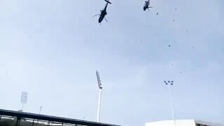 Two Military Helicopters Crashed, 10 Dead