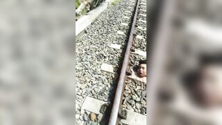 Indonesian Man Beheads Himself On Railway Tracks