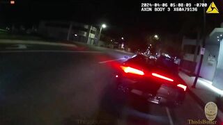 LAPD Releases Video Of Stolen Lamborghini Escaping Office