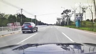 Man On Motorcycle Comes Out Of Nowhere And Pays Price
