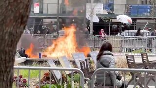 Man Sets Himself On Fire Outside Manhattan Criminal Court