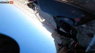 The Motorized Paraglider Flipped Over And Crashed At 80 Km/h