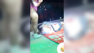 Stripper Breaks Man's Arm With Aggressive Ass Smash