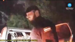 Two Ukrainian Police Officers Stop An SUV