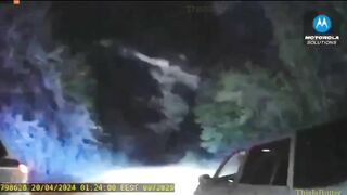 Two Ukrainian Police Officers Stop An SUV