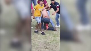 Victim Brutally Mauled By Bull At Mexican Festival