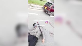 Woman Crushed Like A Watermelon