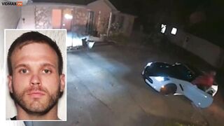 Crazy Footage Shows A Pickup Truck Trying To Run Over A Man