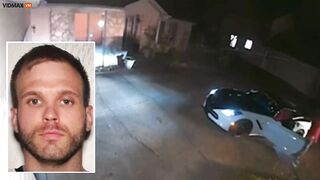 Crazy Footage Shows A Pickup Truck Trying To Run Over A Man