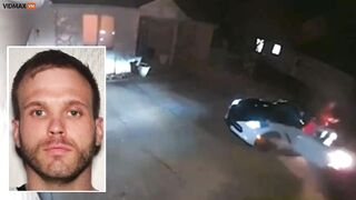 Crazy Footage Shows A Pickup Truck Trying To Run Over A Man