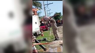 [Accident And Consequences] Worker Electrocuted To Death In Rio