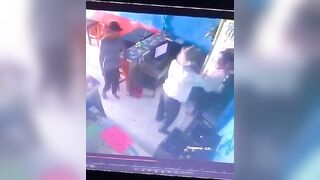 A Man Stabbed A Woman Twice. Colombia 