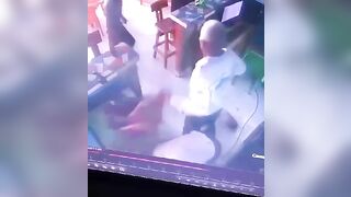 A Man Stabbed A Woman Twice. Colombia 