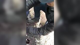 A Man's Head Is Cut Off On The Roadside. Mexico 