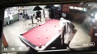 Two Murderers Interrupted A Game In A Pool Room