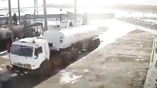 A Tanker Truck Exploded While Refueling At A Gas Station