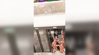 A Woman Jumped From The Fourth Floor Of A Shopping Mall. China 