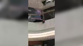 A Woman Jumped From The Fourth Floor Of A Shopping Mall. China 