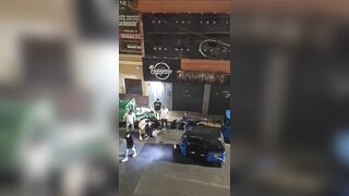 A Violent Man Beat His Girlfriend Half-body