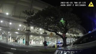 Police Again Ordered To Throw Knife 