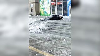 A Block Of Ice Falls On A Man's Head, Killing Him Final Destination