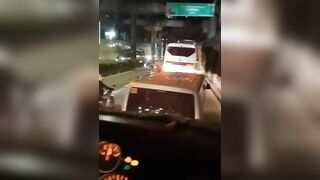 The Body Of A Motorcyclist Was Crushed By A Truck. Dr. Mandaluyong