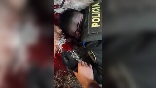 Colombian Police Officer Murdered 