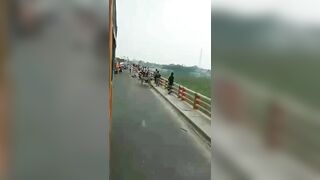 Biker With Exploding Head 