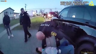 Idiot Police Throw Handcuffed Suspect To The Ground And Then M