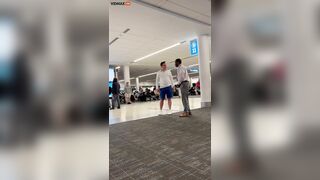 Drunk Man Freaks Out At Charlotte Airport - Video