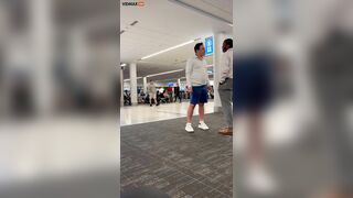 Drunk Man Freaks Out At Charlotte Airport - Video