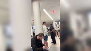 Drunk Man Freaks Out At Charlotte Airport - Video