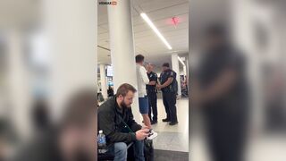 Drunk Man Freaks Out At Charlotte Airport - Video