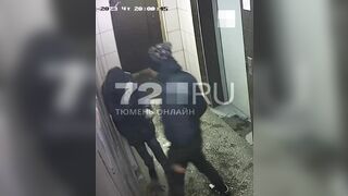 Drunk Russian Beats Up Neighbor