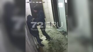 Drunk Russian Beats Up Neighbor