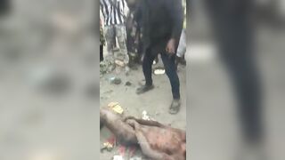 While Slaughtering The Rapist, The Guy Bit Off A Part Of